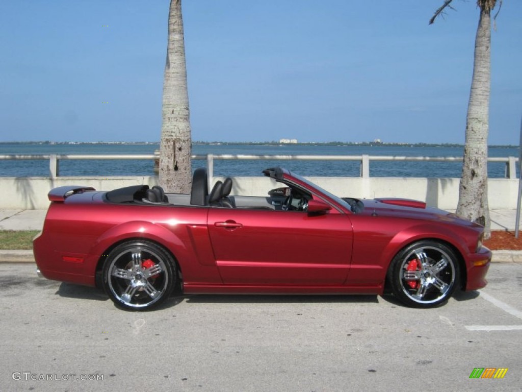 2007 Mustang GT/CS California Special Convertible - Redfire Metallic / Black/Dove Accent photo #5