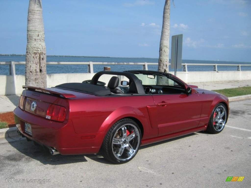 2007 Mustang GT/CS California Special Convertible - Redfire Metallic / Black/Dove Accent photo #6