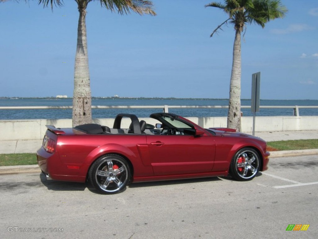 2007 Mustang GT/CS California Special Convertible - Redfire Metallic / Black/Dove Accent photo #9