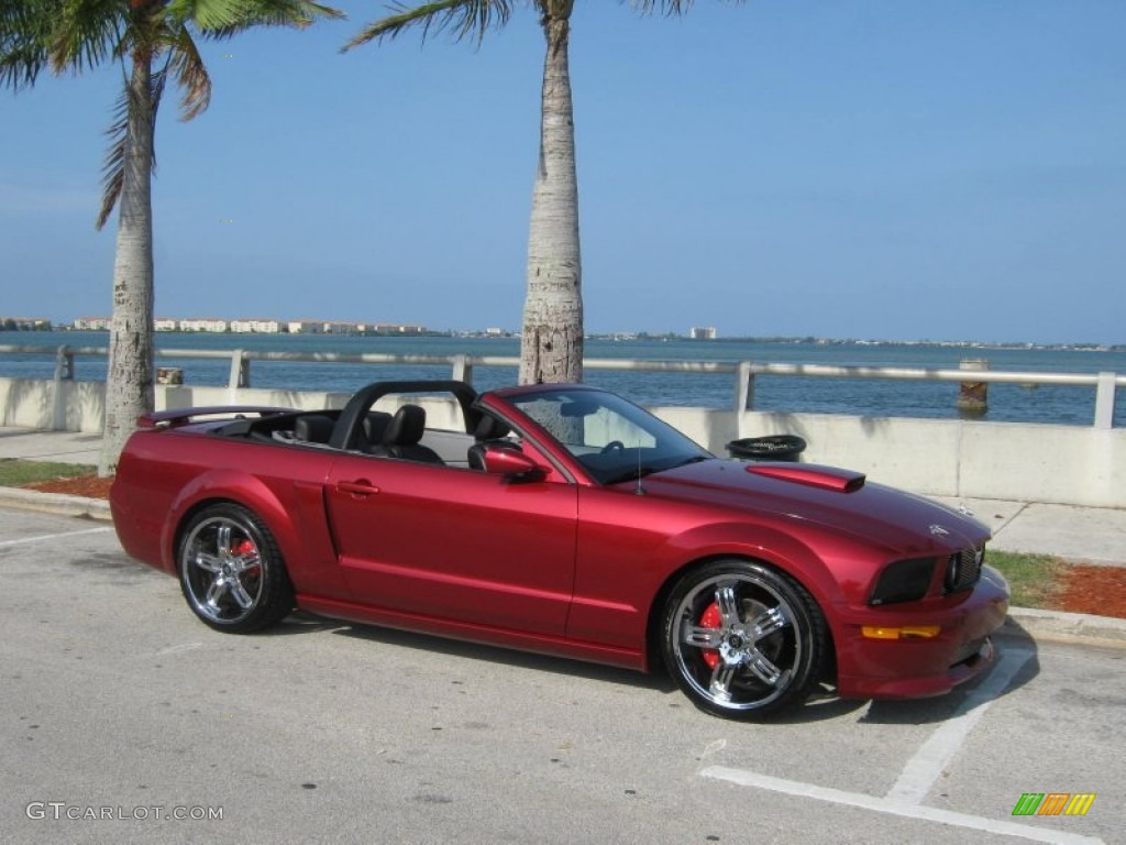 2007 Mustang GT/CS California Special Convertible - Redfire Metallic / Black/Dove Accent photo #10