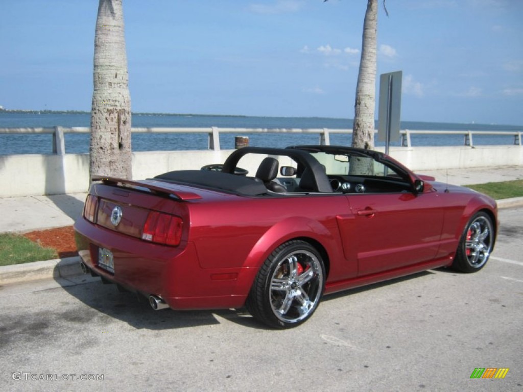 2007 Mustang GT/CS California Special Convertible - Redfire Metallic / Black/Dove Accent photo #12