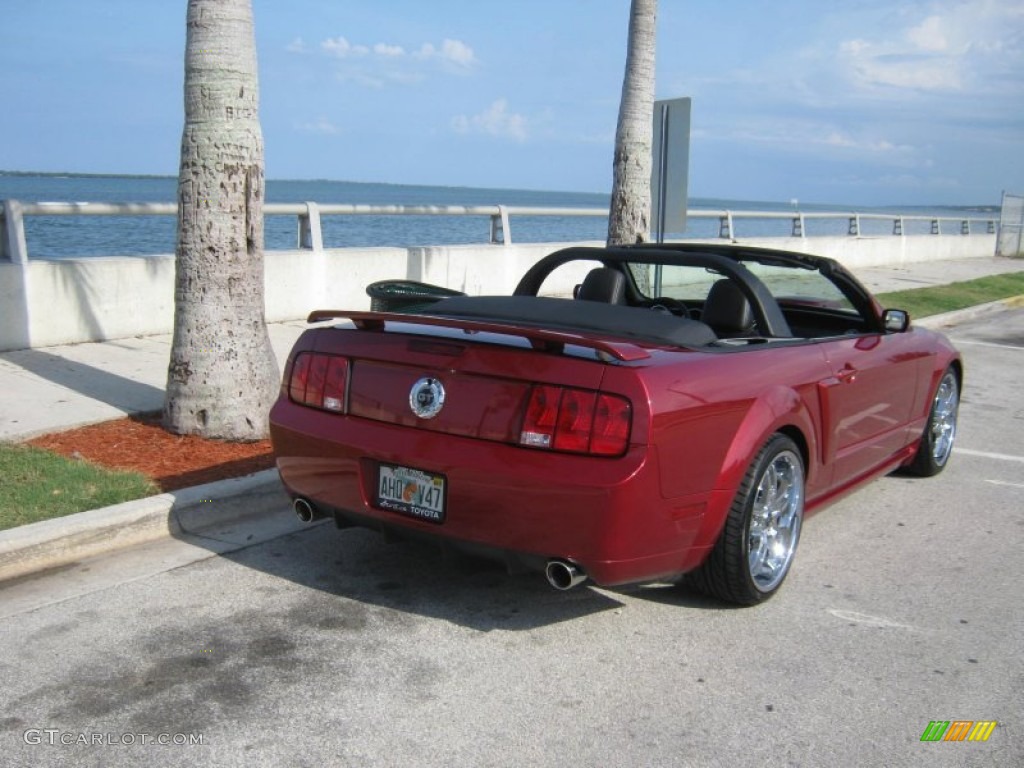 2007 Mustang GT/CS California Special Convertible - Redfire Metallic / Black/Dove Accent photo #13