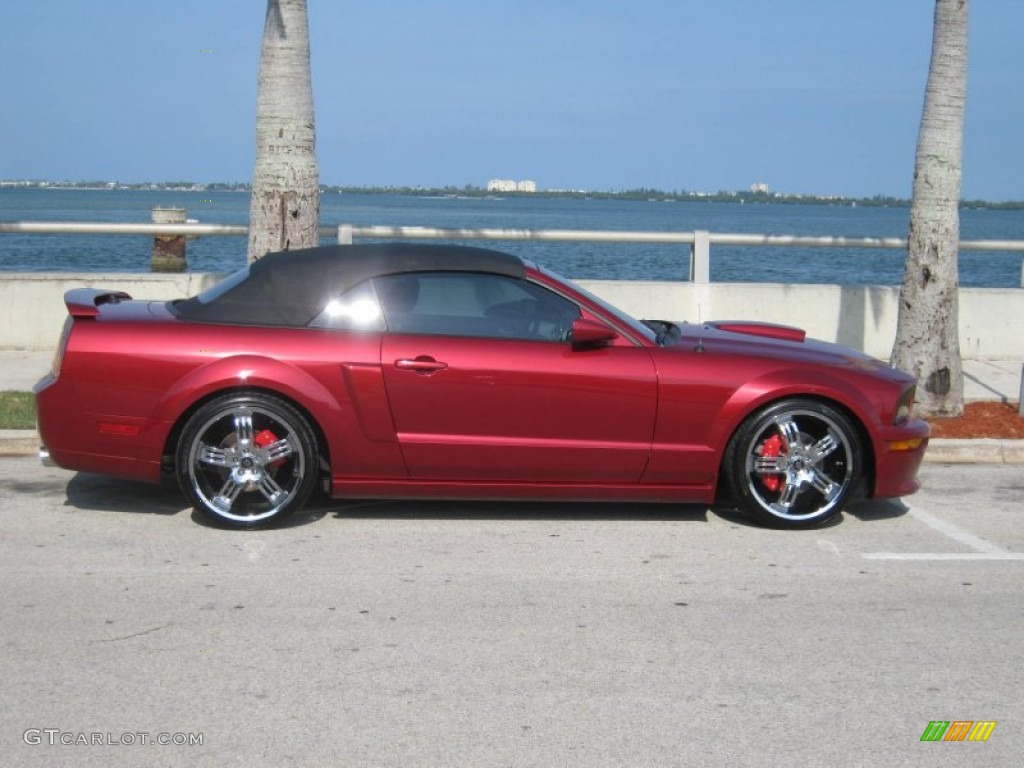 2007 Mustang GT/CS California Special Convertible - Redfire Metallic / Black/Dove Accent photo #15