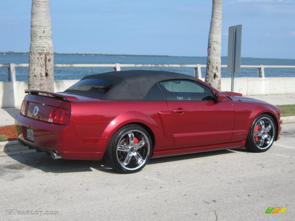 2007 Mustang GT/CS California Special Convertible - Redfire Metallic / Black/Dove Accent photo #16