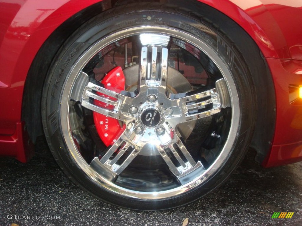 2007 Mustang GT/CS California Special Convertible - Redfire Metallic / Black/Dove Accent photo #43