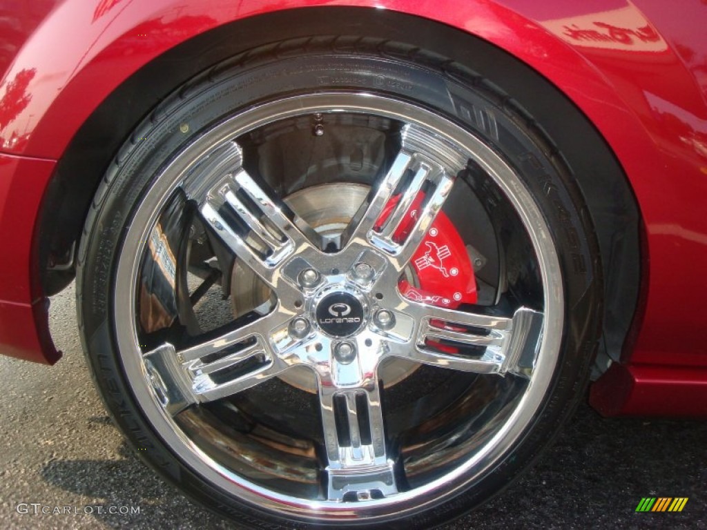2007 Mustang GT/CS California Special Convertible - Redfire Metallic / Black/Dove Accent photo #44