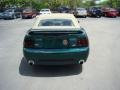 2000 Amazon Green Metallic Ford Mustang V6 Convertible  photo #6