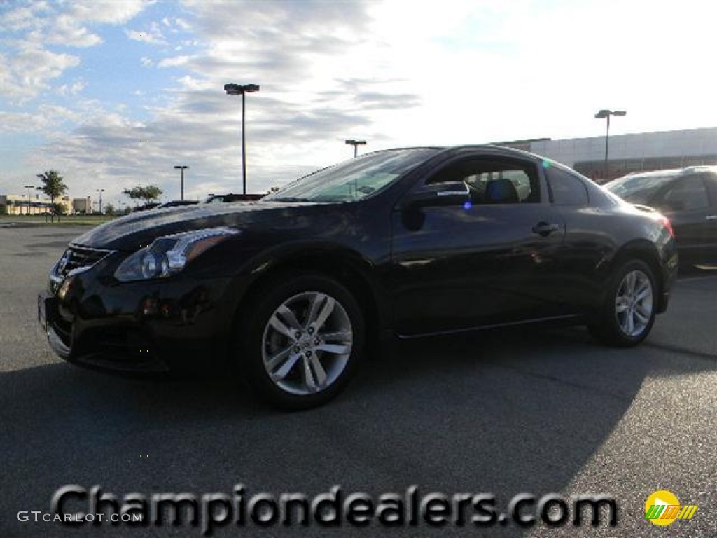 2011 Altima 2.5 S Coupe - Crimson Black / Charcoal photo #1