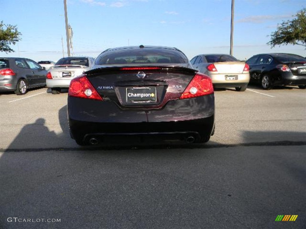 2011 Altima 2.5 S Coupe - Crimson Black / Charcoal photo #6