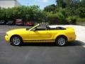 2006 Screaming Yellow Ford Mustang V6 Premium Convertible  photo #2