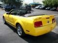 Screaming Yellow - Mustang V6 Premium Convertible Photo No. 3