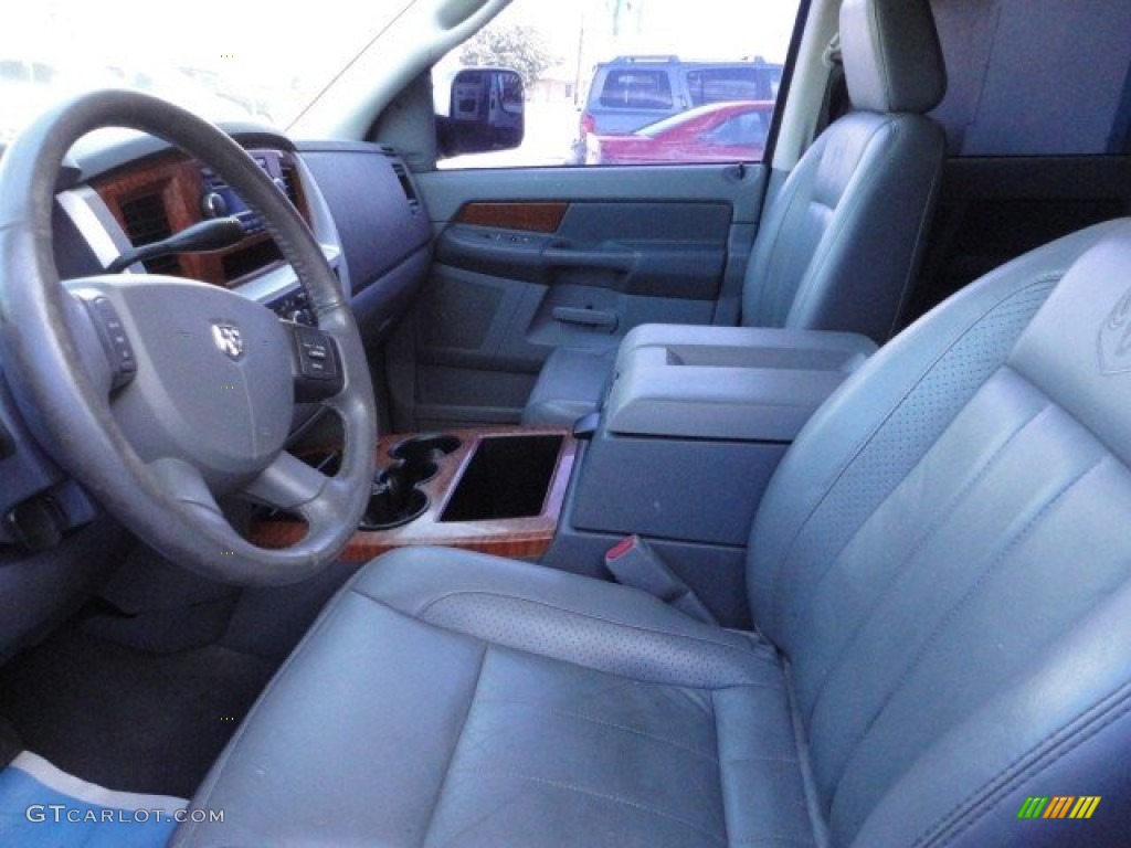 Medium Slate Gray Interior 2006 Dodge Ram 3500 Laramie Quad Cab Dually Photo #57923914