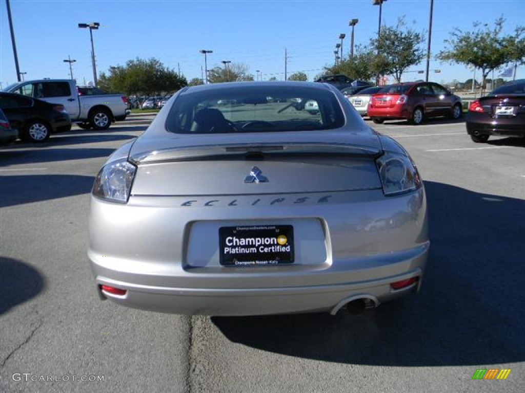 2009 Eclipse GS Coupe - Quicksilver Pearl / Dark Charcoal photo #6
