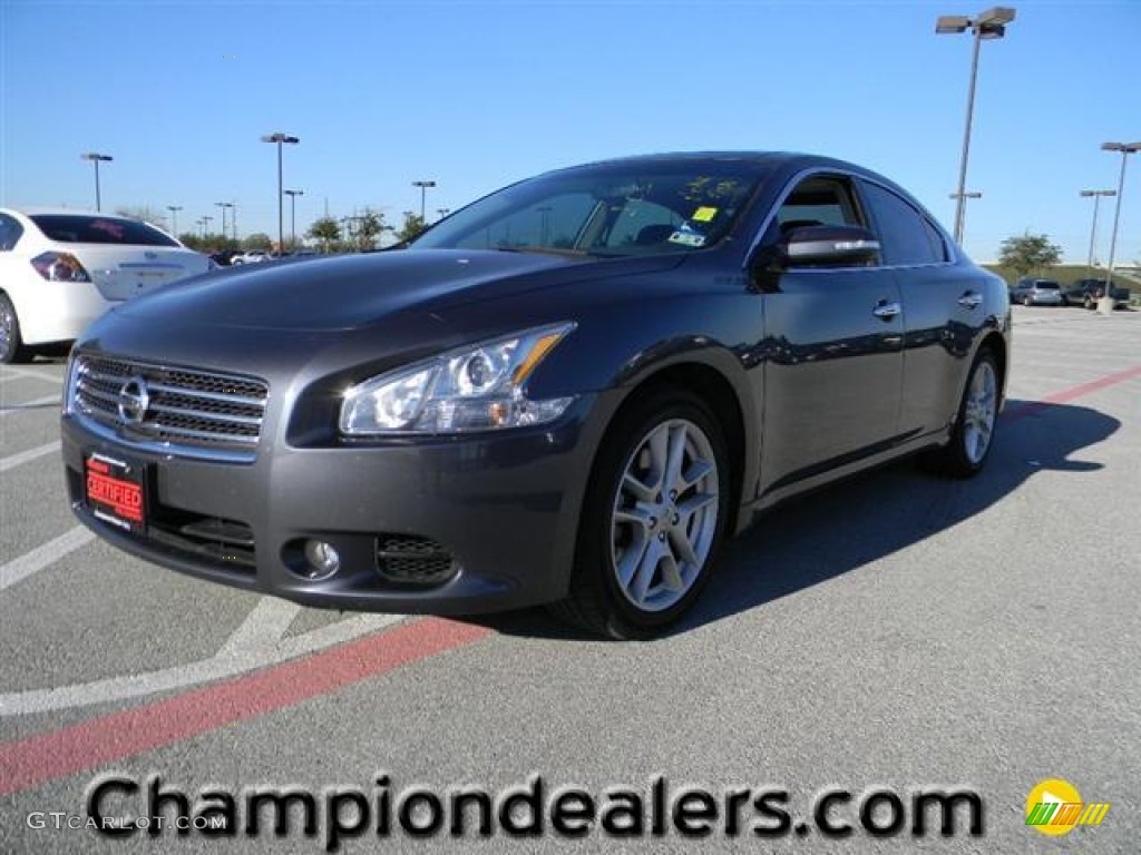 2009 Maxima 3.5 SV Premium - Dark Slate Metallic / Charcoal photo #1