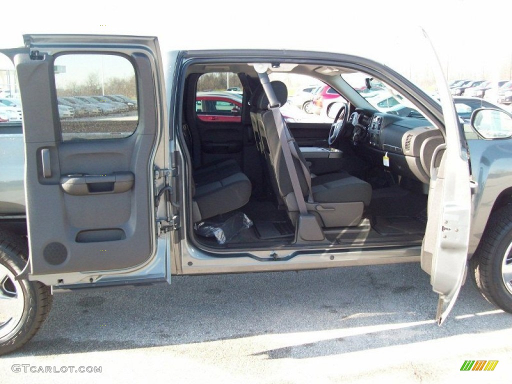 2011 Silverado 1500 LT Extended Cab 4x4 - Steel Green Metallic / Ebony photo #21