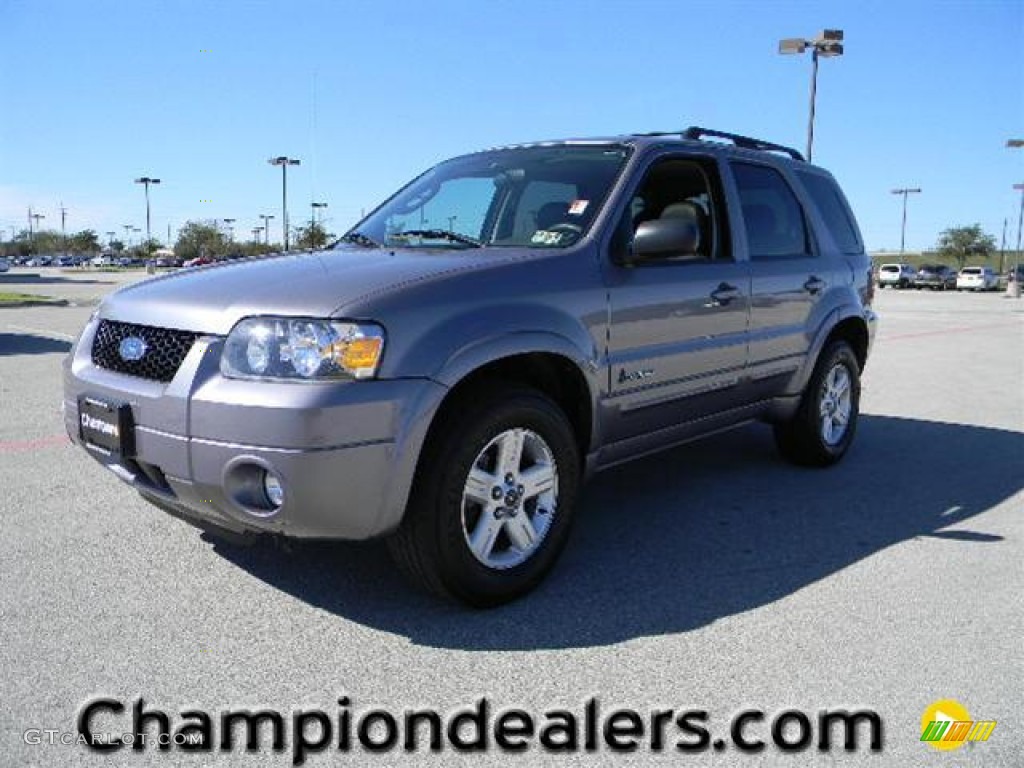 2007 Escape Hybrid 4WD - Tungsten Grey Metallic / Gray photo #1