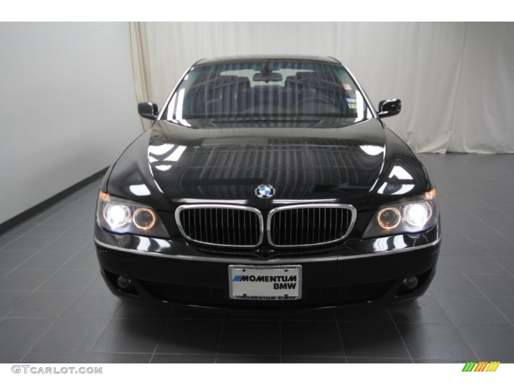 2006 7 Series 750Li Sedan - Jet Black / Black/Black photo #3