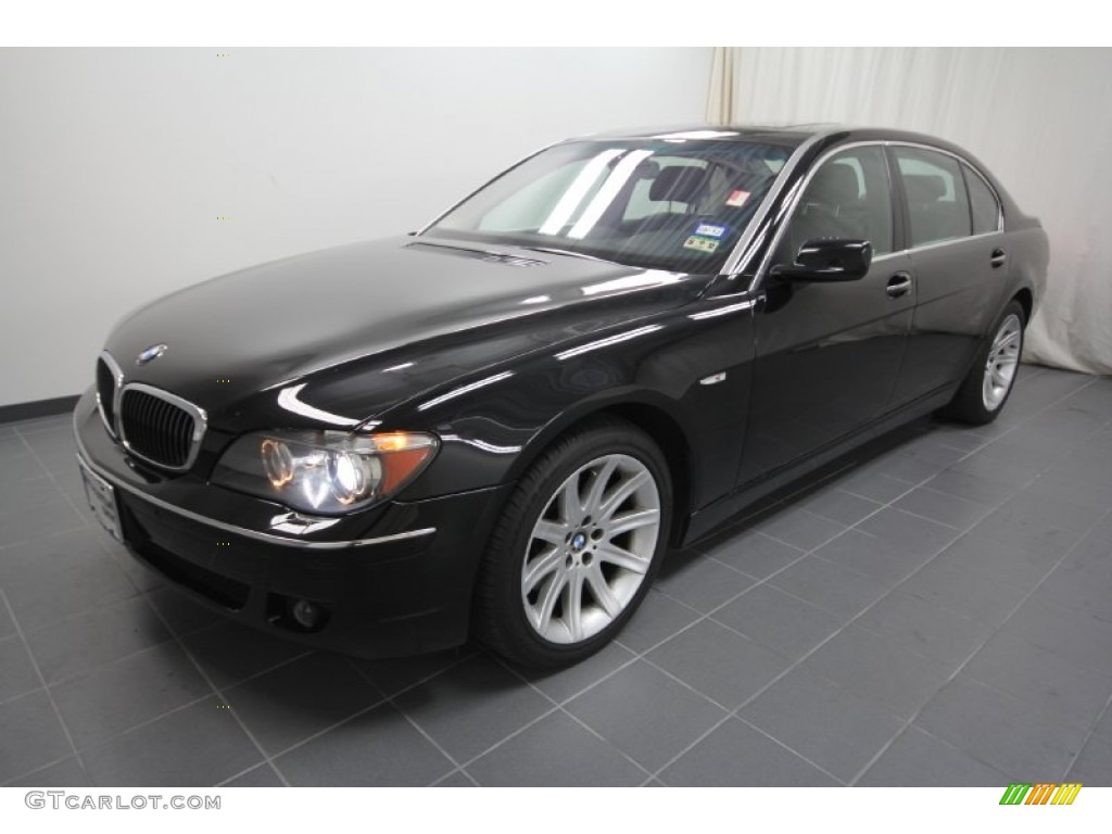 2006 7 Series 750Li Sedan - Jet Black / Black/Black photo #4