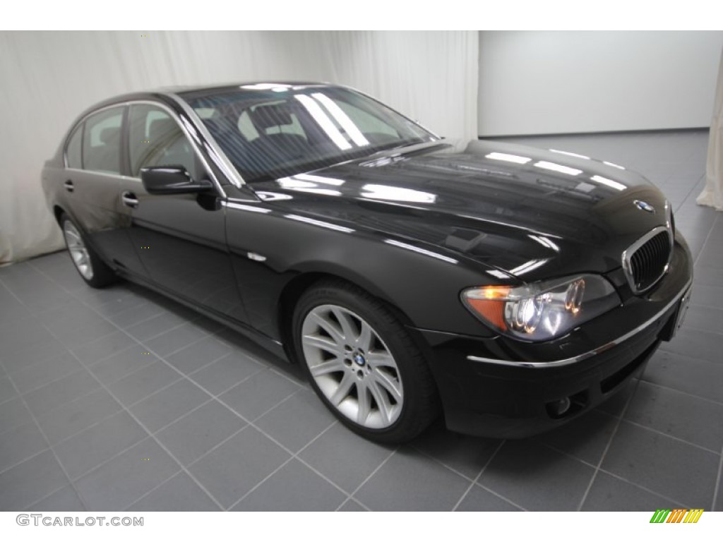 2006 7 Series 750Li Sedan - Jet Black / Black/Black photo #5