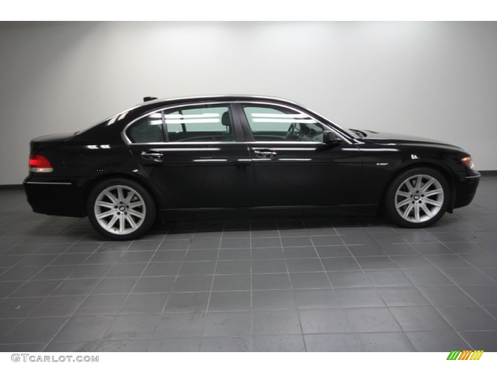 2006 7 Series 750Li Sedan - Jet Black / Black/Black photo #6