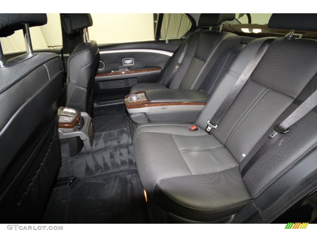 2006 7 Series 750Li Sedan - Jet Black / Black/Black photo #18
