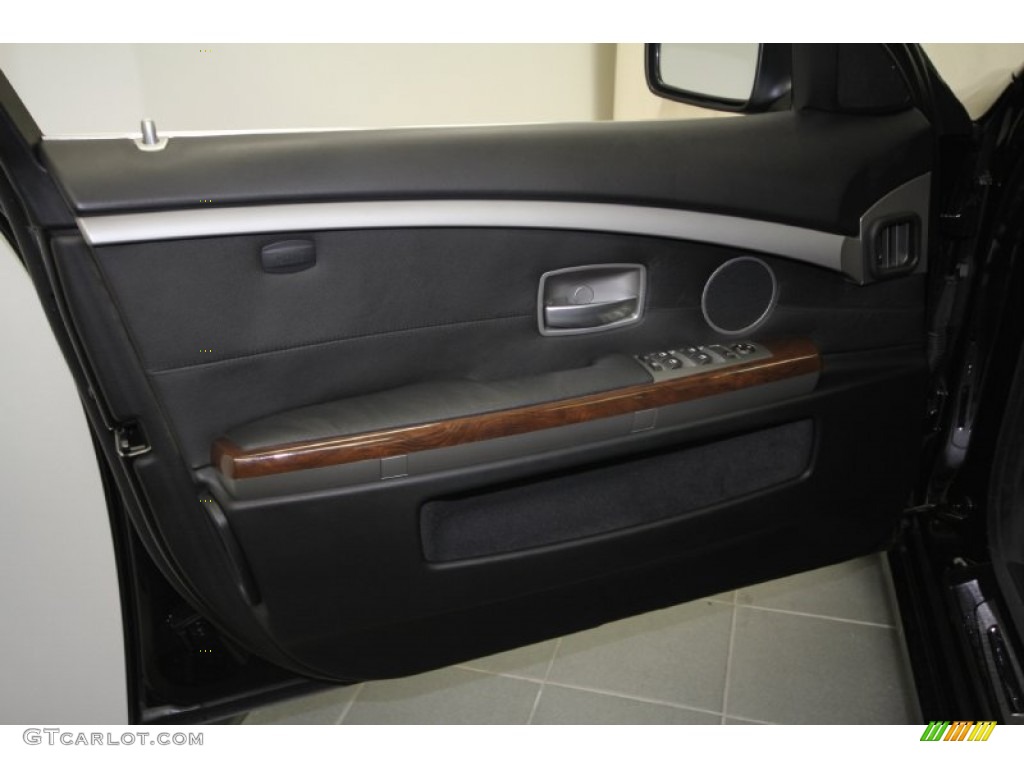 2006 7 Series 750Li Sedan - Jet Black / Black/Black photo #19