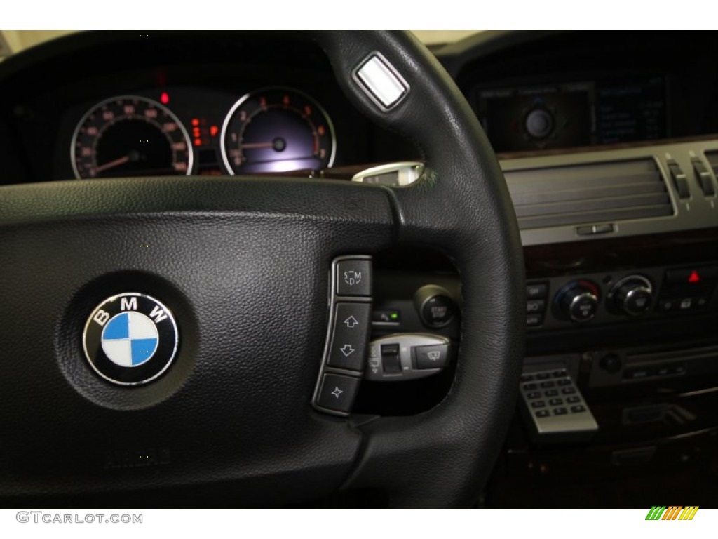 2006 7 Series 750Li Sedan - Jet Black / Black/Black photo #31