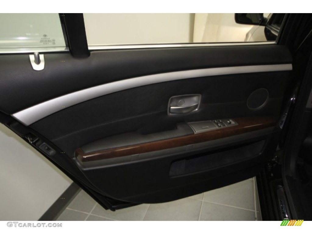 2006 7 Series 750Li Sedan - Jet Black / Black/Black photo #35