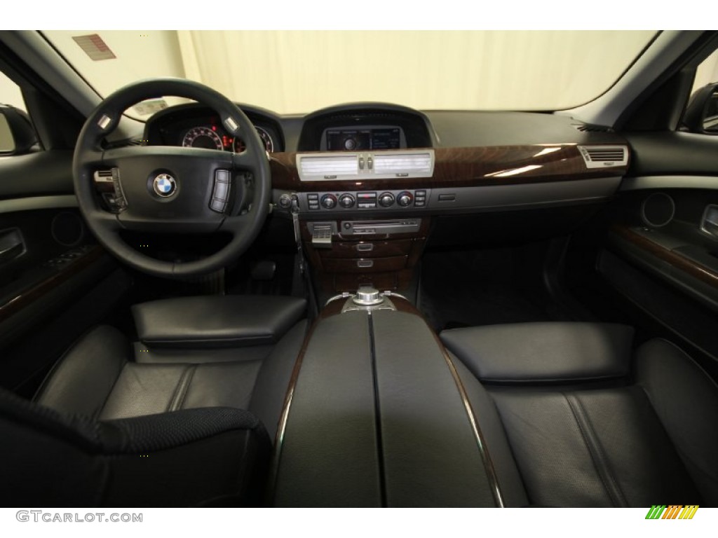 2006 7 Series 750Li Sedan - Jet Black / Black/Black photo #38