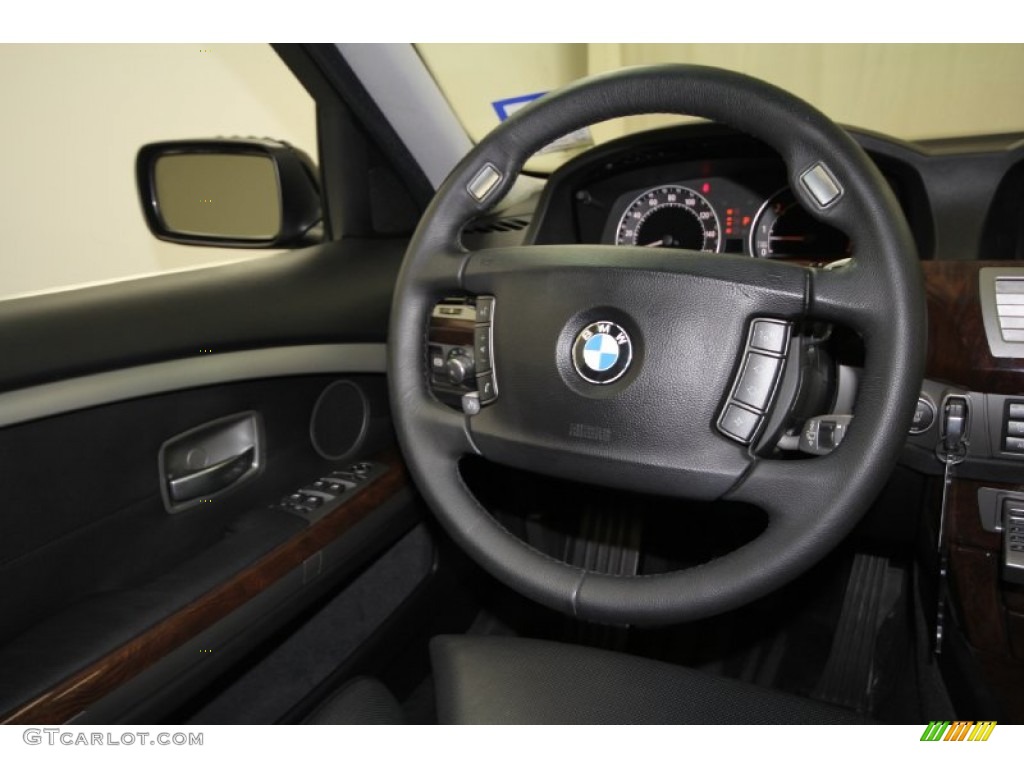 2006 7 Series 750Li Sedan - Jet Black / Black/Black photo #39