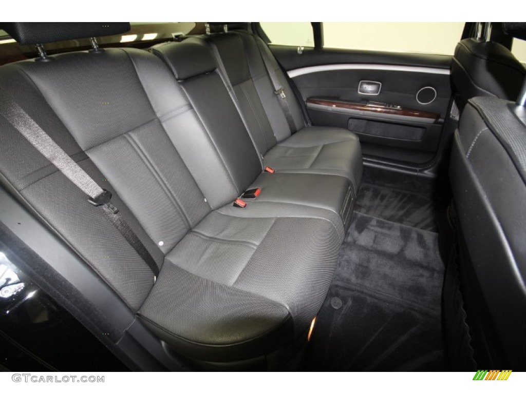 2006 7 Series 750Li Sedan - Jet Black / Black/Black photo #45