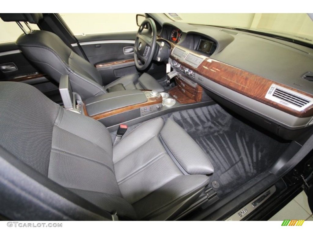 2006 7 Series 750Li Sedan - Jet Black / Black/Black photo #46