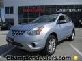 2012 Frosted Steel Nissan Rogue SV  photo #1