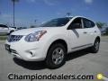 2012 Pearl White Nissan Rogue S  photo #1