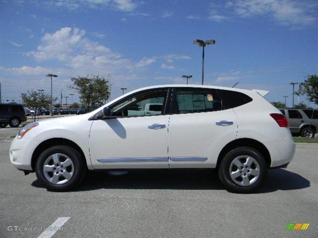 2012 Rogue S - Pearl White / Gray photo #6