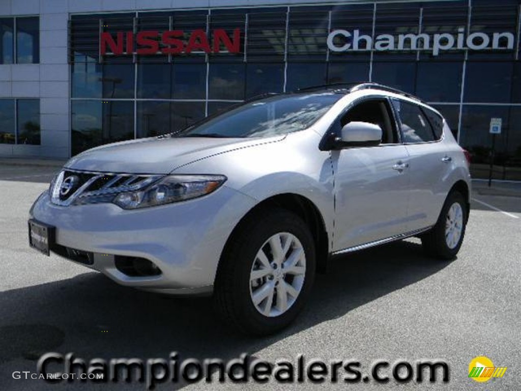 2012 Murano SL - Brilliant Silver / Black photo #1