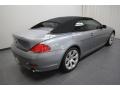 2007 Silver Grey Metallic BMW 6 Series 650i Convertible  photo #13