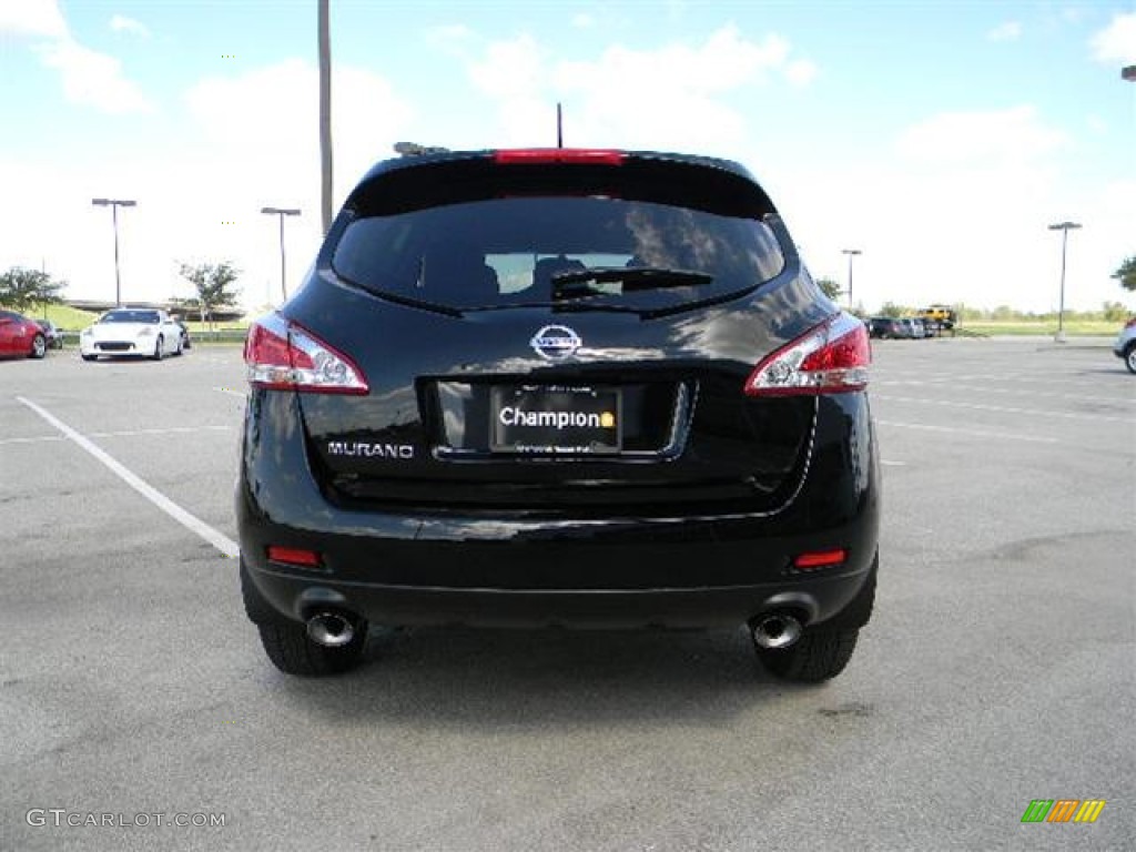 2012 Murano S - Super Black / Black photo #5