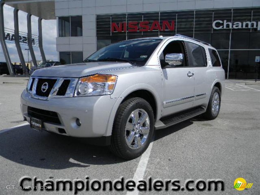 Brilliant Silver Nissan Armada