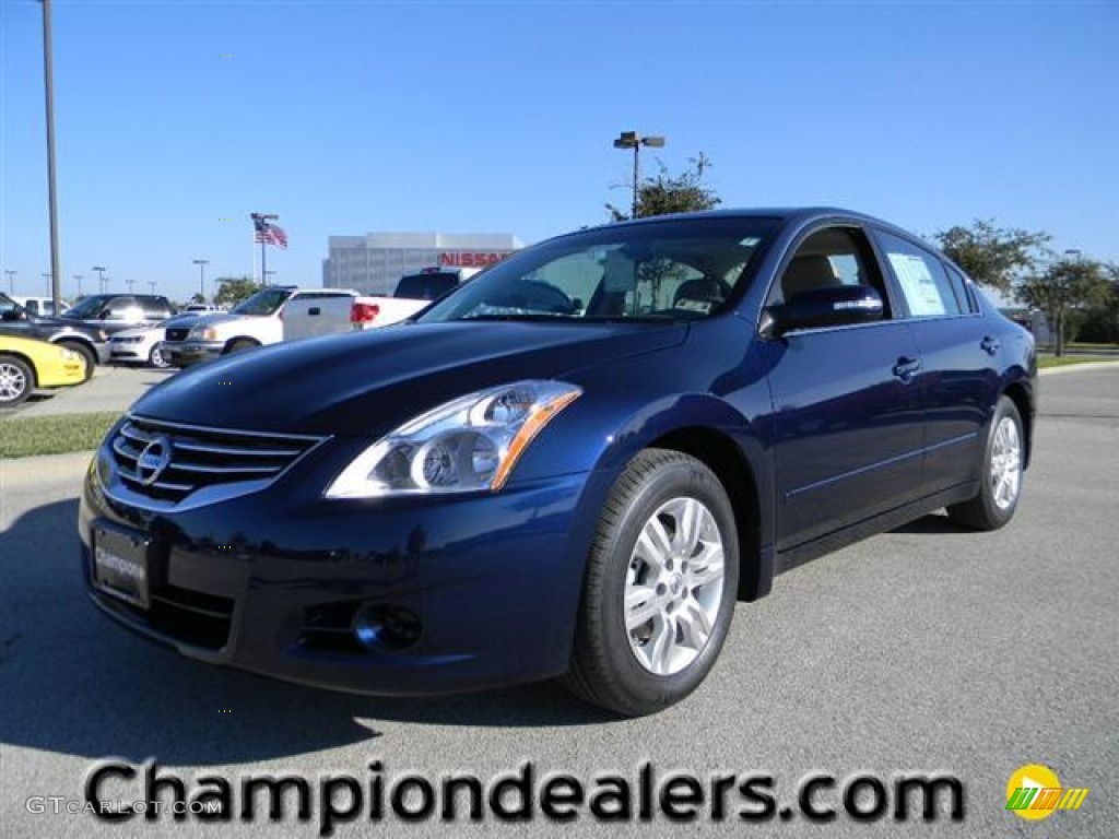 2012 Altima 2.5 S - Navy Blue / Blonde photo #1