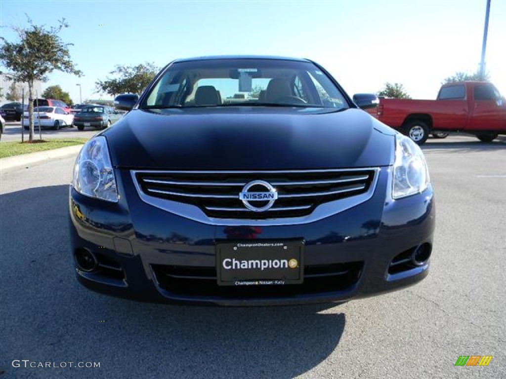 2012 Altima 2.5 S - Navy Blue / Blonde photo #2