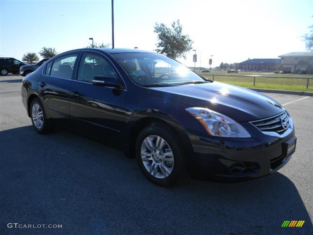 2012 Altima 2.5 S - Navy Blue / Blonde photo #3