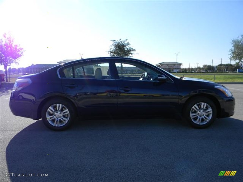 2012 Altima 2.5 S - Navy Blue / Blonde photo #4