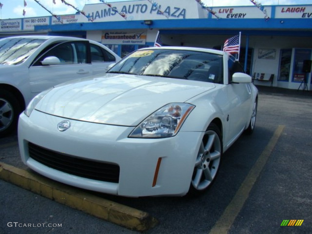 2003 350Z Touring Coupe - Pikes Peak White / Charcoal photo #1