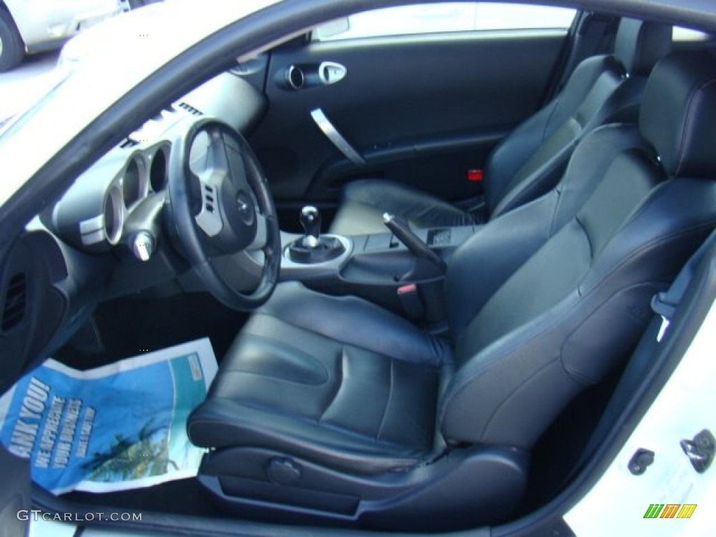 2003 350Z Touring Coupe - Pikes Peak White / Charcoal photo #8