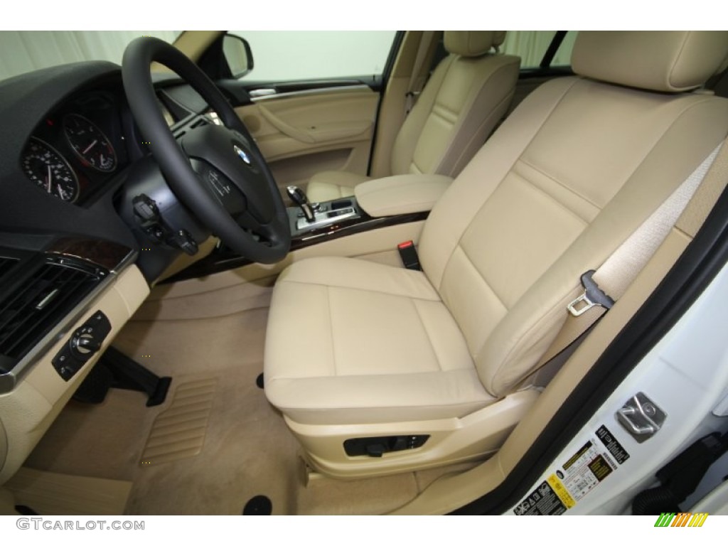 Sand Beige Interior 2012 BMW X5 xDrive35d Photo #57938208