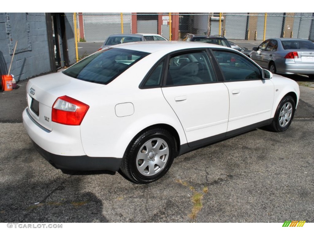 2003 A4 1.8T quattro Sedan - Polar White / Ebony photo #2