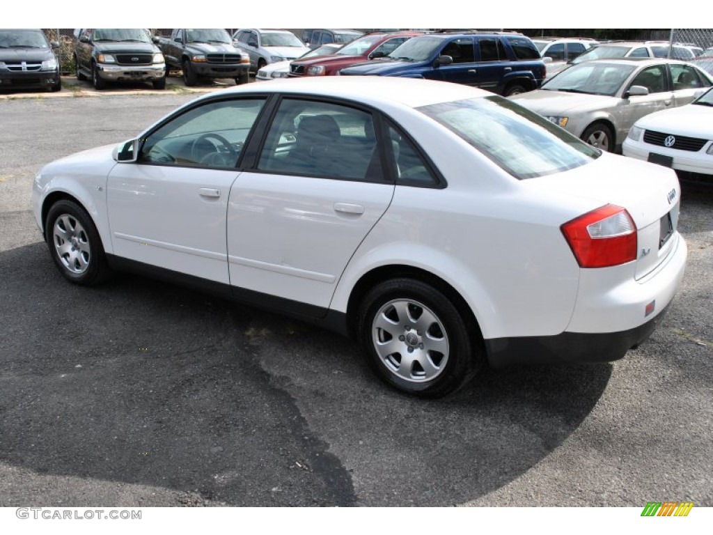 2003 A4 1.8T quattro Sedan - Polar White / Ebony photo #3