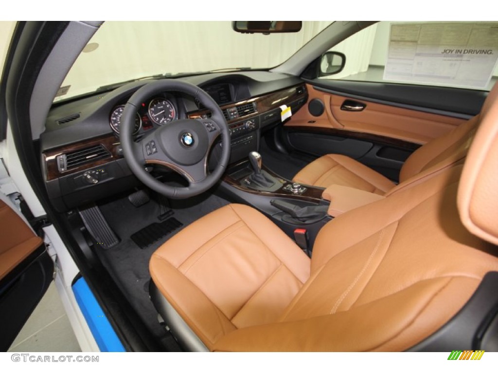 Saddle Brown Interior 2012 BMW 3 Series 328i Coupe Photo #57938705