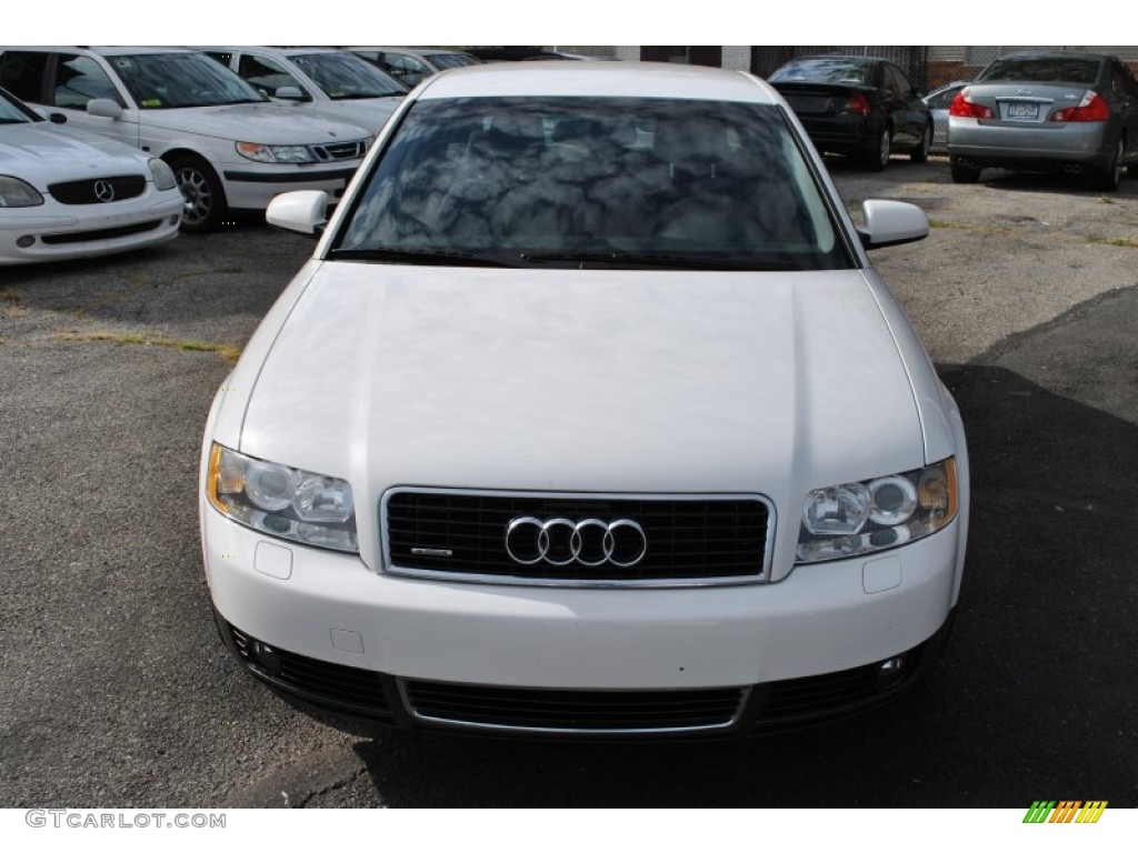 2003 A4 1.8T quattro Sedan - Polar White / Ebony photo #5